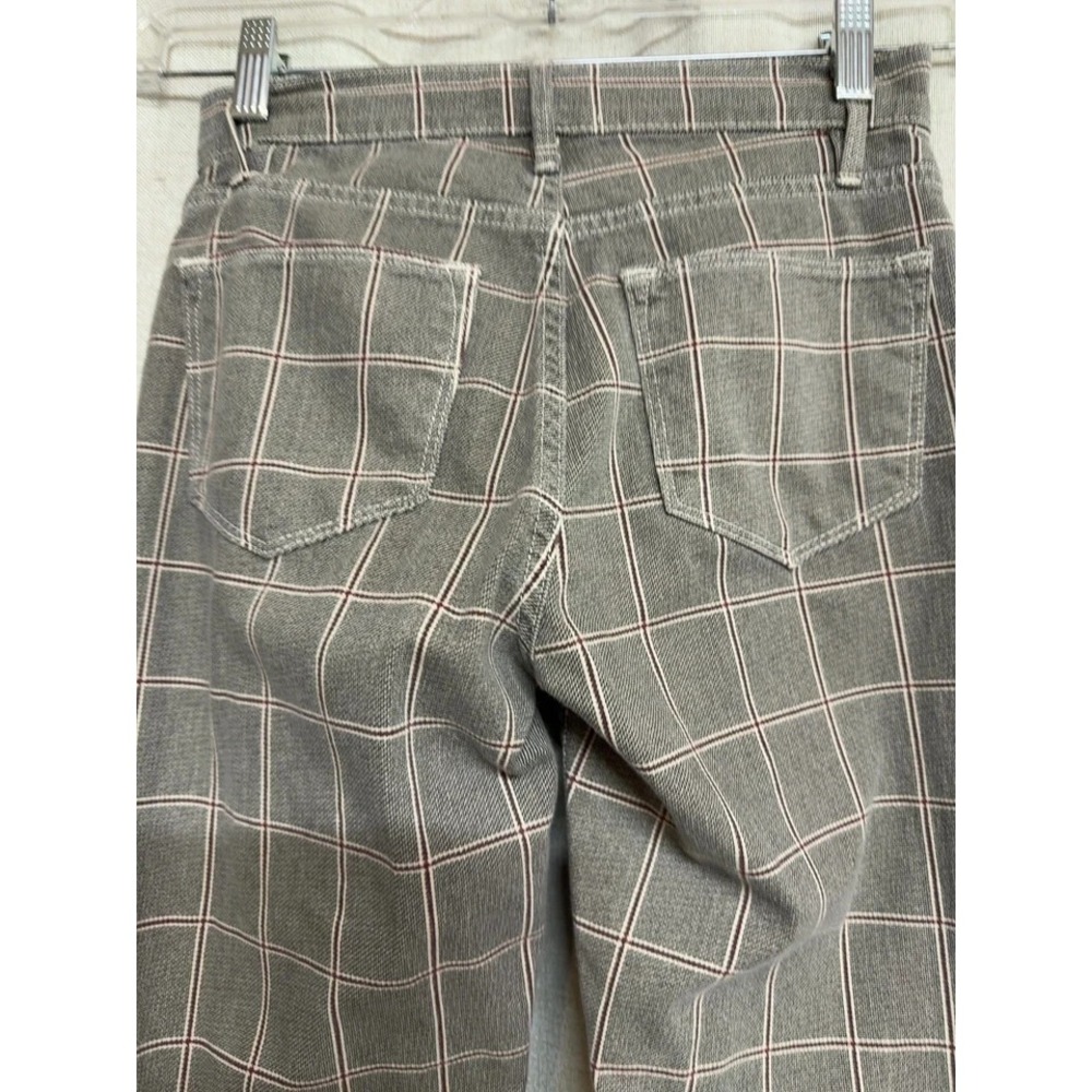 FRAME Sz 25 Le High Skinny Ankle Gray Plaid Denim Jeans Pants womens $228 - Picture 10 of 11